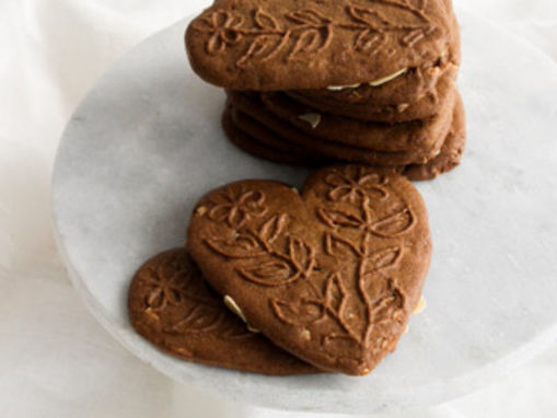 Afbeelding van Speculaashartjes - 10 stuks